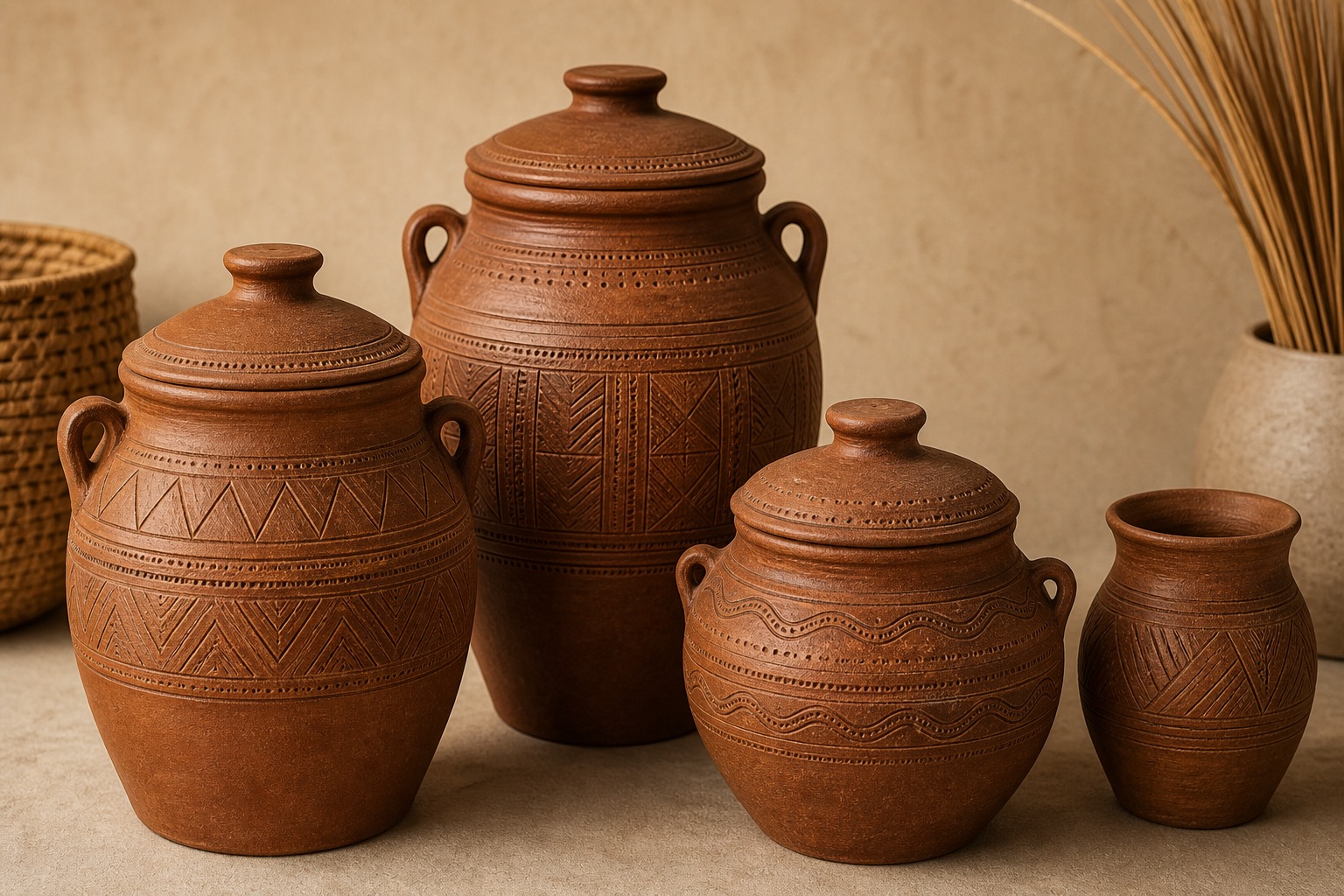 Jarres artisanales décoratives